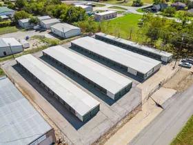 Aerial view of the facility